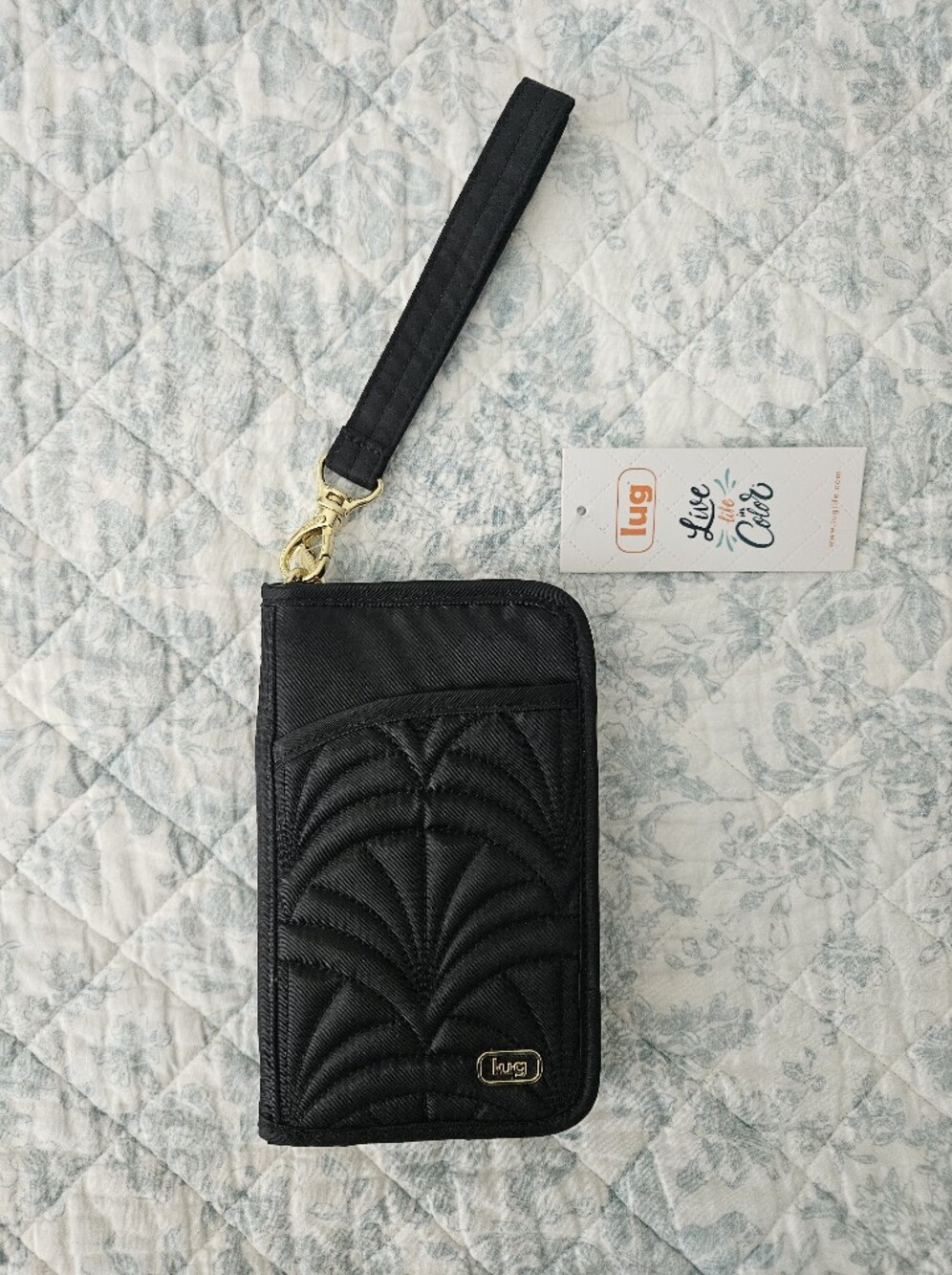 Lug Tandem SE RFID Wallet Black Quilted Lug X Wicked